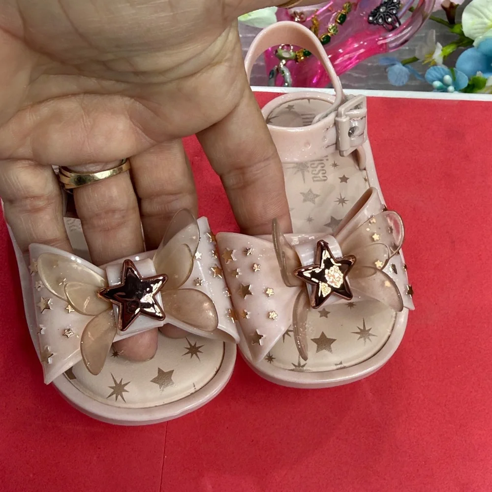 (S4) NW MINI MELISSA Starfish Sea Sandal, baby size 6